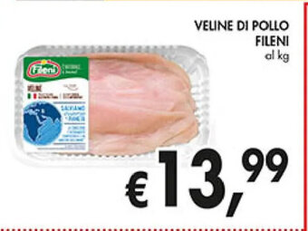 Coal Veline Di Pollo Fileni offerta