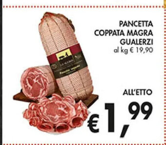 Coal Pancetta Coppata Magra Gualerzi offerta