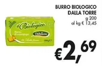 Biologico Burro Dalla Torre 200 g