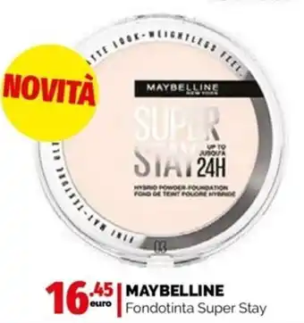 Maybelline Fondotinta Super Stay