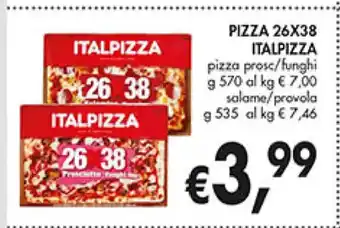 Coal Italpizza Pizza 26x38 570 al kg offerta