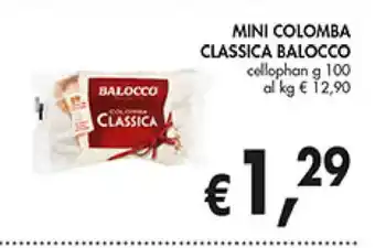 Coal Mini Colomba Classica Balocco 100 g offerta