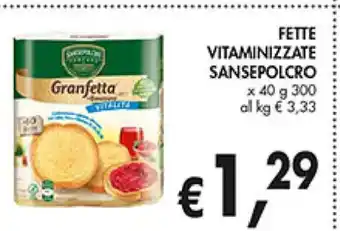 Fette Vitaminizzate Sansepolcro x 40 g 300