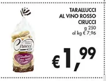 Cirucci Tarallucci Al Vino Rosso 250 g