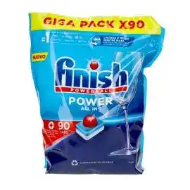 Finish power regular tabs lavastoviglie 90pz giga pack