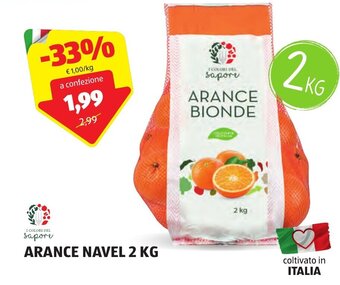 ALDI Arance Navel 2 kg offerta