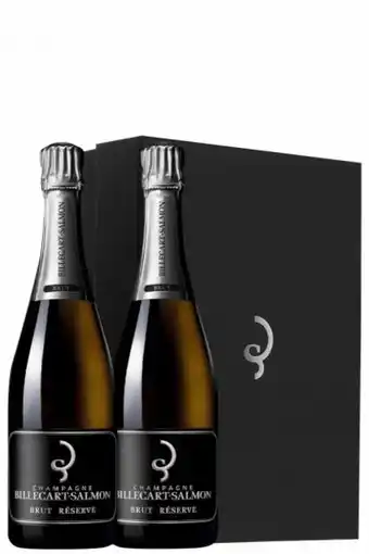 2 bottiglie brut réserve billecart-salmon 75cl (con astuccio)