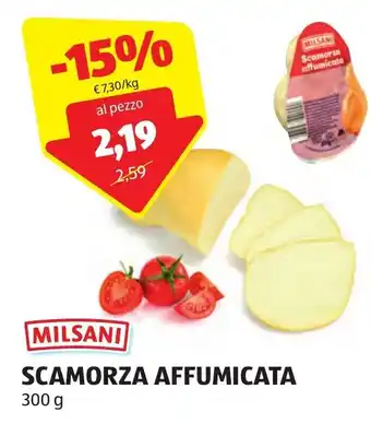 ALDI Milsani Scamorza Affumicata offerta