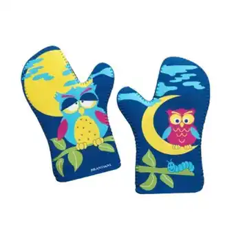Guanto cucina gufo set 2 pezzi