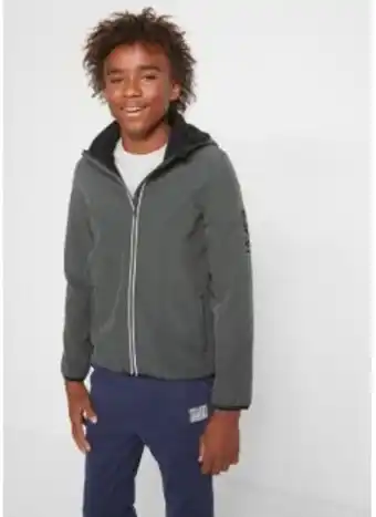 Giacca in softshell con pile