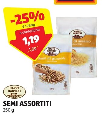 ALDI Happy Harvest Semi Assortiti 250 g offerta