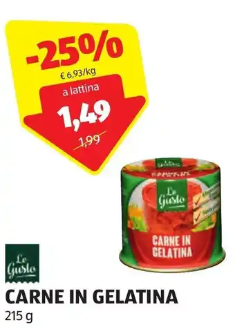 ALDI Le Gusto Carne in Gelatina offerta