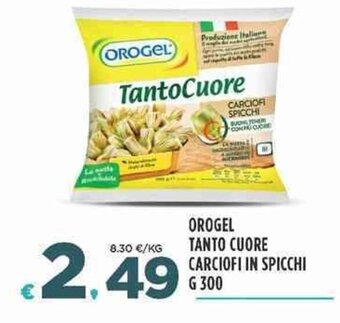 Deco Supermercati Orogel Tanto Cuore Carciofi in Spicchi g 300 offerta