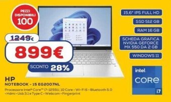 HP Notebook - 15 EG2007NL