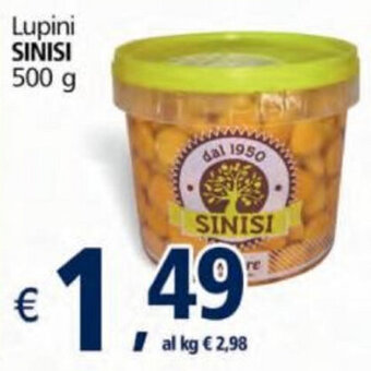 Sinisi Lupini 500g