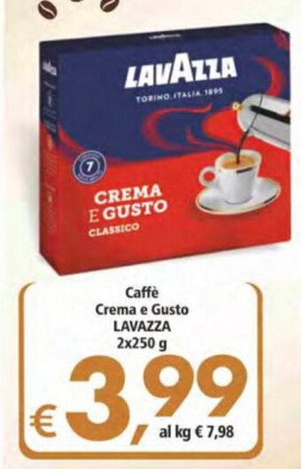 Alter Discount Lavazza Caffè Crema e Gusto 2x250g offerta