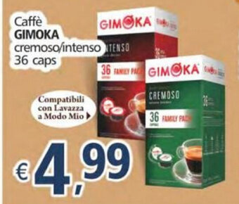 Gimoka Caffè cremoso/intenso 36 caps