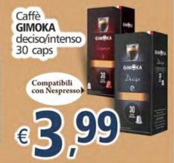 Alter Discount Gimoka Caffè deciso/intenso 30 caps offerta