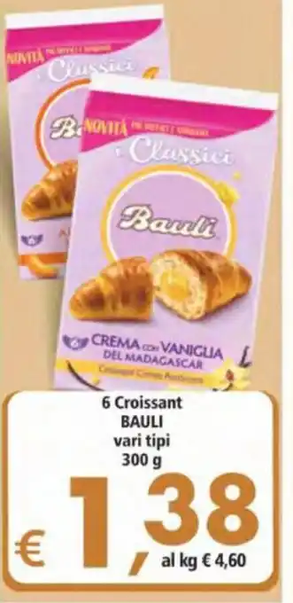 Alter Discount Bauli 6 Croissant vari tipi 300g offerta