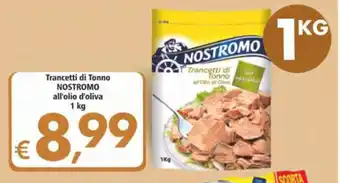 Alter Discount Nostromo Trancetti di Tonno All'Olio di Oliva 1kg offerta