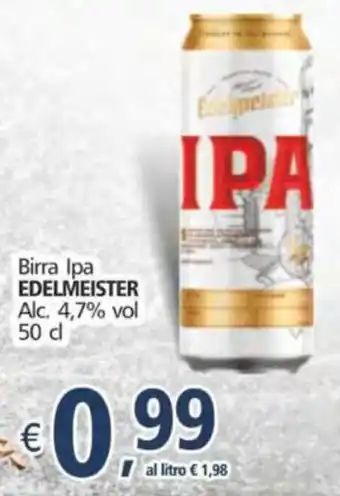 Alter Discount Edelmeister Birra Ipa Alc. 4,7% vol 50cl offerta