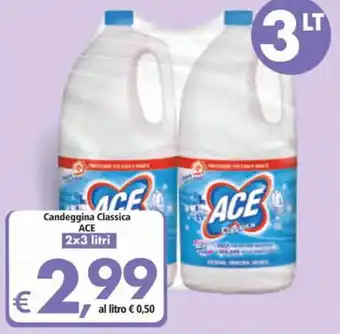 Alter Discount Ace Candeggina Classica 2x3lt. offerta