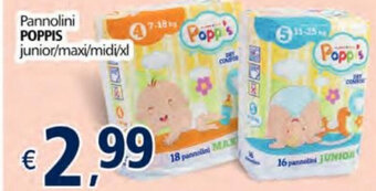 Poppis Pannolini junior/maxi/midi/xl