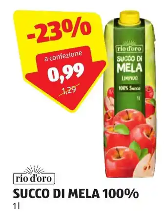 ALDI Succo Di Mela 100 % 1 L offerta