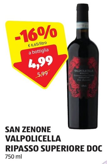 San Zenone Valpolicella Ripasso Superiore Doc 750 ml