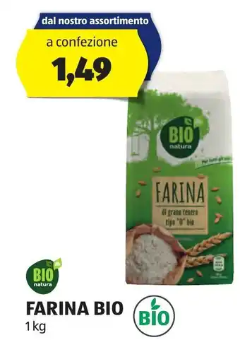 ALDI Farina Bio 1 kg offerta