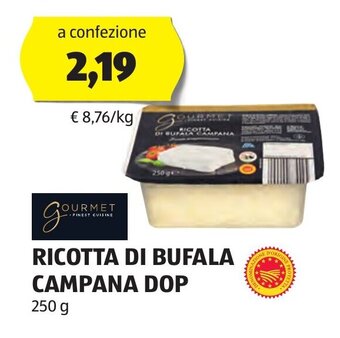 ALDI Ricotta Di Bufala Campana DOP 250 g offerta