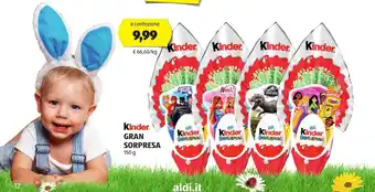 ALDI Kinder Gran Sorpresa 150 g offerta