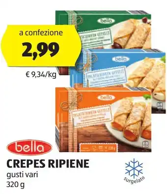 ALDI Crepes Ripiene 320 g offerta