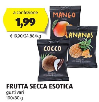 ALDI Frutta Secca Esotica 100/80 g offerta
