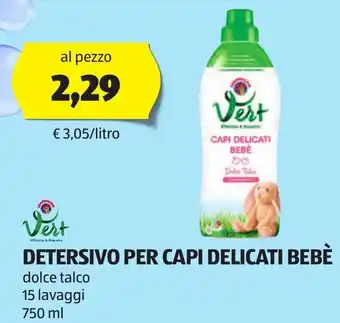 ALDI Detersivo Per Capi Delicati Bebè 750 ml offerta