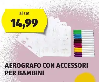 ALDI Aerografo Con Accessori Per Bambini offerta
