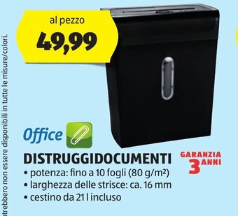 Office Distruggidocumenti