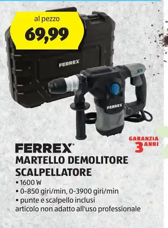 Ferrex Martello Demolitore Scalpellatore 1600 W