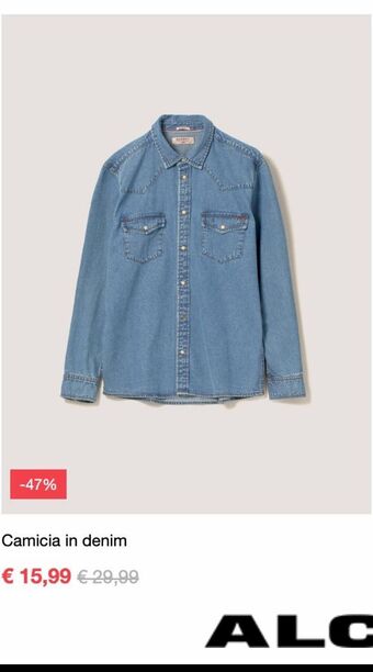 Alcott Camicia in denim offerta