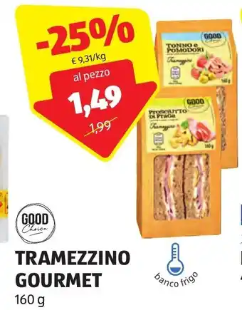 ALDI Tramezzino Gourmet 160 g offerta