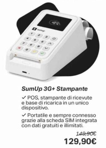 Euronics SumUp 3G+ Stampante offerta