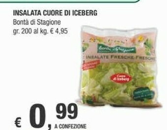 Crai Cuore Bonta Di Stagione Insalata Di Iceberg offerta