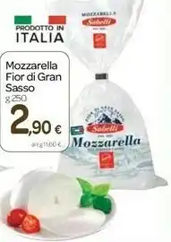 Carrefour Sasso Mozzarella Fior Di Gran offerta