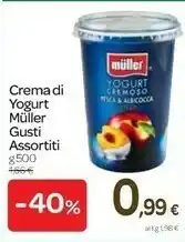 Carrefour Muller Crema Di Yogurt offerta