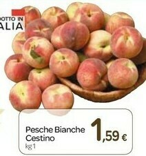 Carrefour Pesche Bianche Cestino offerta