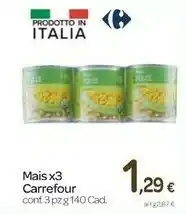 Carrefour Carrefour - Mais Dolce Croccante 140 G(ml) offerta