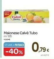 Carrefour Calvè Maionese Tubo offerta