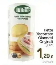 Carrefour Huber - Fette Biscottate Olandesi offerta