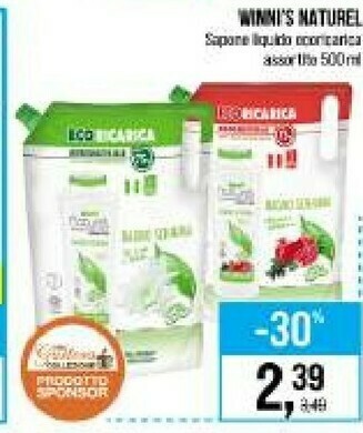 Caddy's Winni's Naturel Sapone Liquido offerta