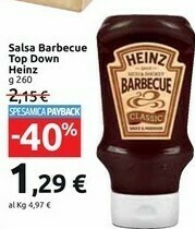 Carrefour Heinz Salsa Barbecue Top Down offerta